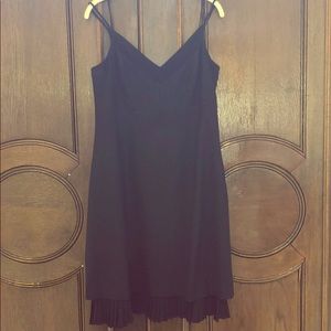 The perfect LBD!Theory spaghetti strap black dress